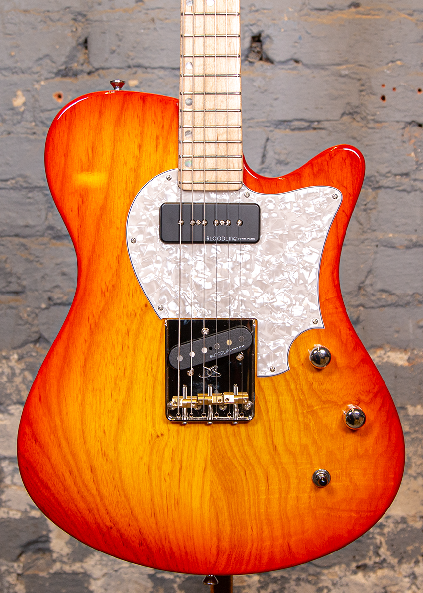 John Page Guitars: AJ - Honey Burst | Area 22 Guitars