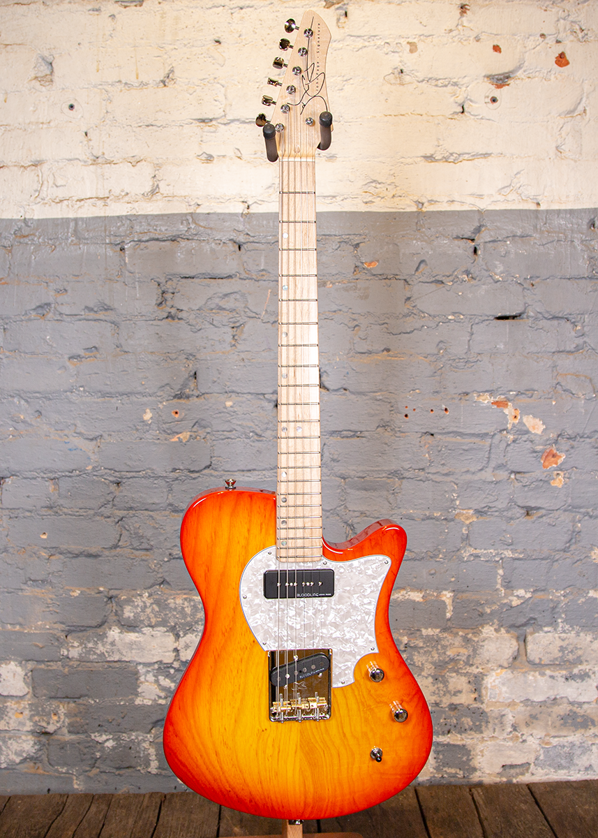 John Page Guitars: AJ - Honey Burst | Area 22 Guitars